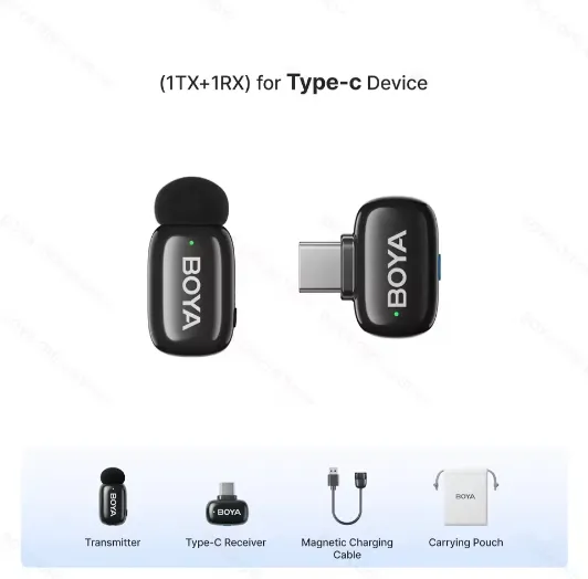 ميكروفون جوال BOYA Mini -07 Wireless Microphone 2.4GHz