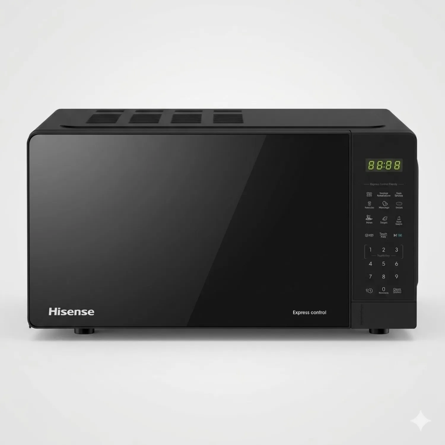 مايكرويف هايسنس (Hisense) سعة 20 لتر موديل H20MOBS1H باللون الأسود
