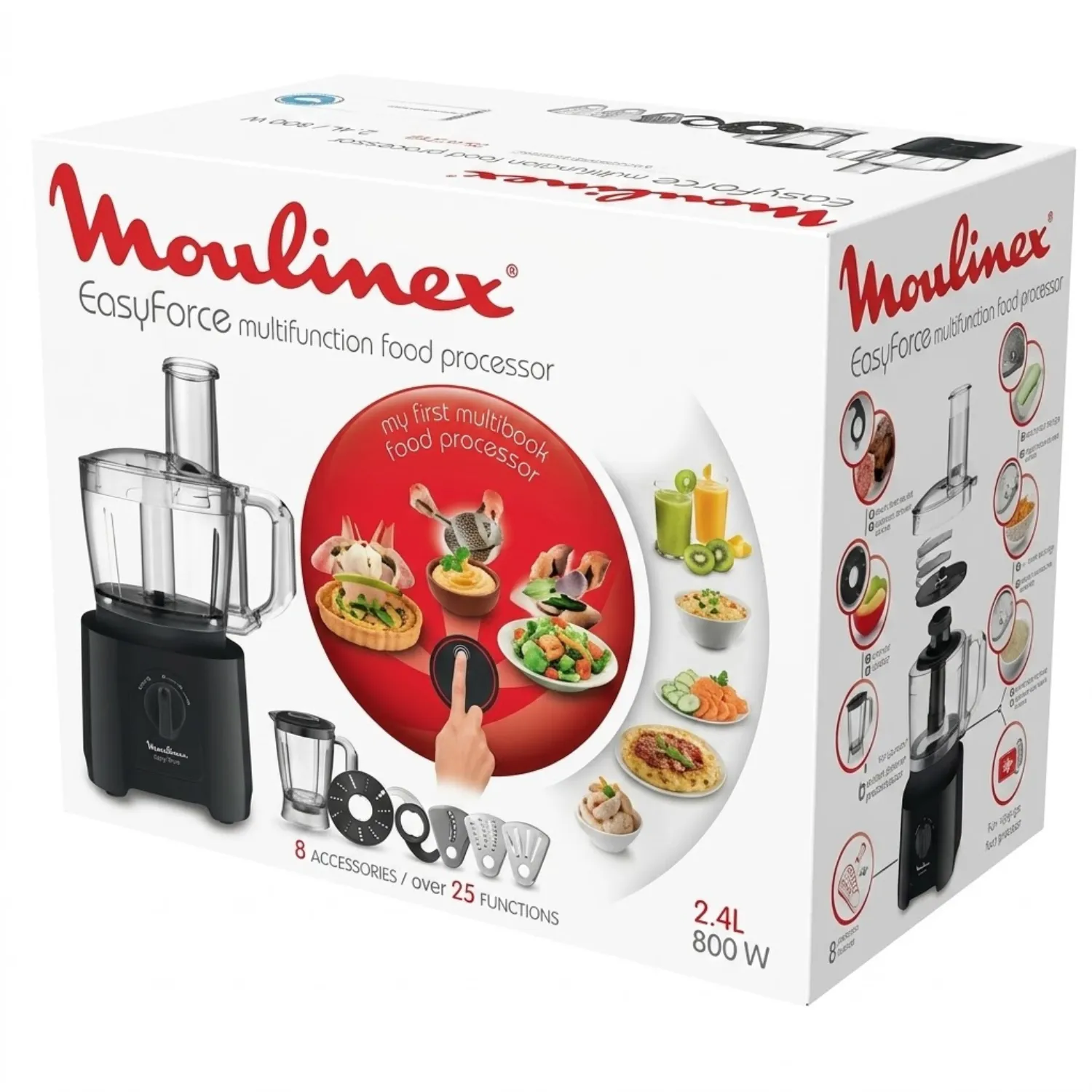 محضرة طعام مولينكس إيزي فورس (Moulinex EasyForce) موديل FP247810 وقوة 800 واط