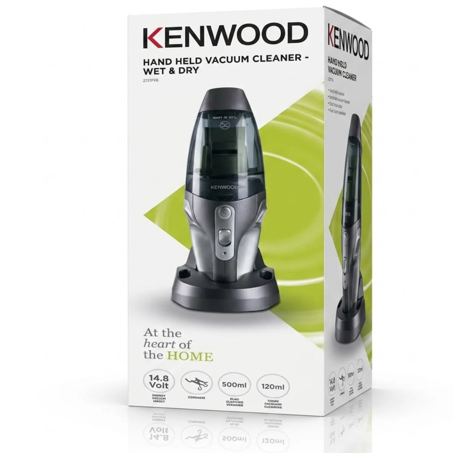 مكنسة كينوود اليدوية (Kenwood Handheld Vacuum Cleaner) موديل HVP19 وقوة 14.8 فولت